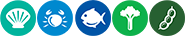 alergenos:apio, soja, moluscos, pescado y crustáceos